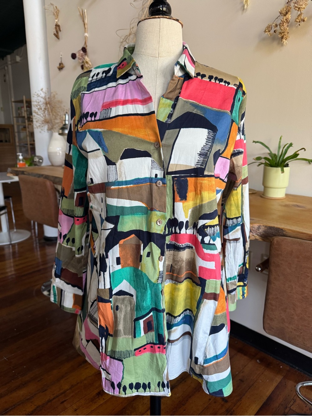 NIC+ZOE Street Seen Button-Down Top